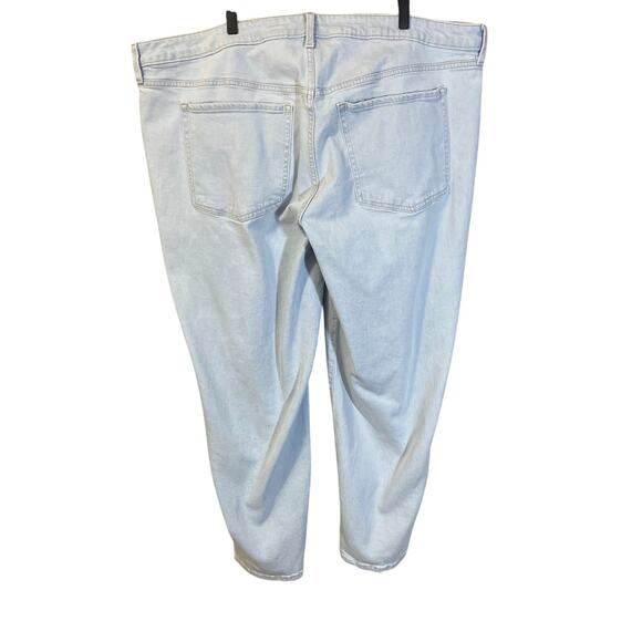 Old Navy High Rise O.G. Straight Super Light Wash Denim Ankle Length Plus Sz 24 - Picture 11 of 11